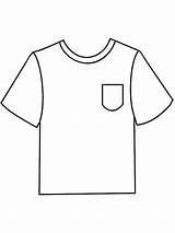 T shirt coloring Pages sketch template