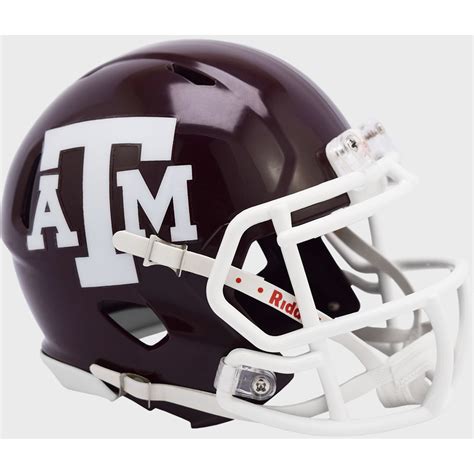 Texas A&M Aggies Maroon NCAA Riddell SPEED Mini Football Helmet | eBay