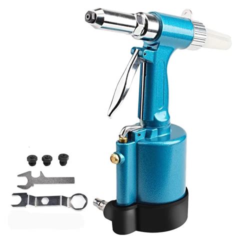 Pneumatic Blind Rivet Gun 2.4-5.0MM Heavy Duty Air Hydraulic Riveter-Professional Pop Pneumatic ...