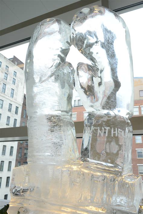 Boxing Gloves Ice Sculpture in Honor of George Foreman at … | Flickr