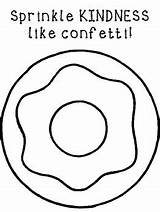 Sprinkle Kindness Like Confetti Gratitude Activity  TPT sketch template