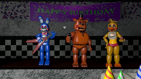 [fnaf sfm] the toy animatronics on stage - YouTube