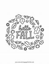 Happy Fall Coloring Pages Free Printable sketch template