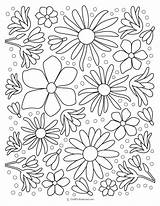 30 Flower Coloring Pages sketch template