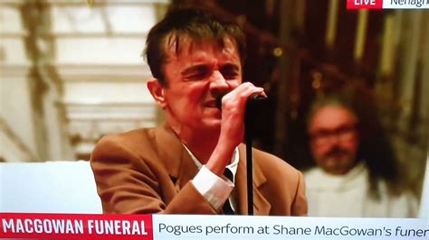 The Pogues performing at the funeral of Shane MacGowan: The Parting ...