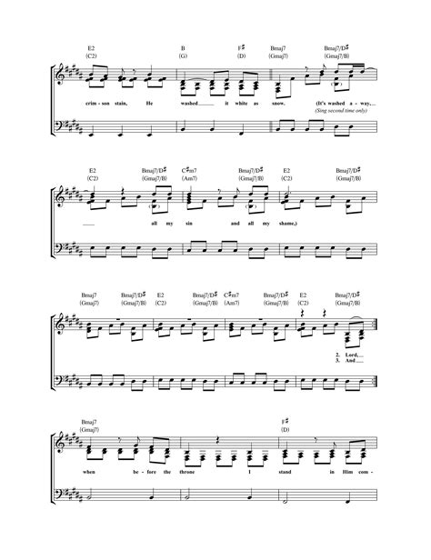 Jesus paid it all by all kristian stanfill lead sheet | PDF