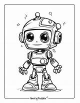 Robot Coloring Pages  World Of Printables sketch template
