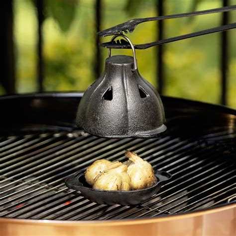 Cast Iron Garlic Roaster | Unique Kitchen Tools; Foodie Gifts ...