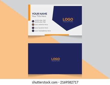 Vector Creative Business Card Template Stock Vector (Royalty Free) 2169582717 | Shutterstock