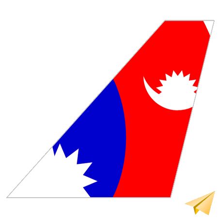 Nepal Airlines | Papier Avion by Airigami