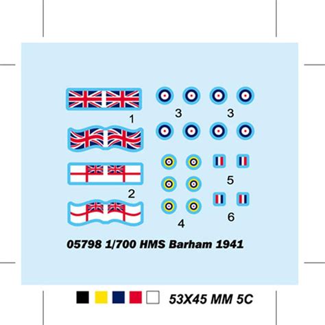 Trumpeter British HMS Barham 1941 WWII Warship Plastic Model Kit Scale ...