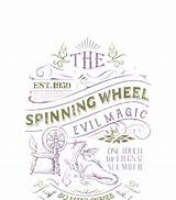 Sleeping Beauty Spinning Wheel Coloring Page sketch template