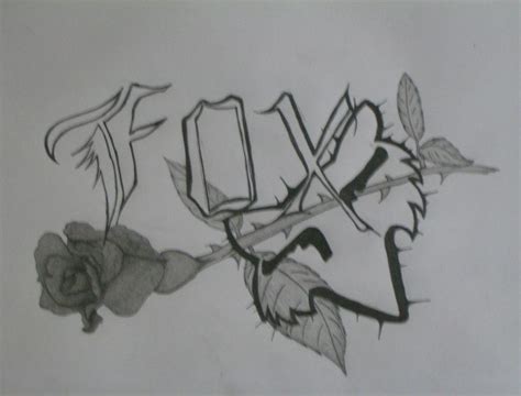 Fox logo Drawing by SyfrisUshima on DeviantArt