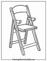 Chair Coloring Page Book Royalty Free Vector Image sketch template