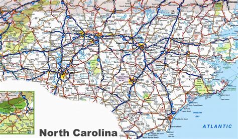 Denver north Carolina Map north Carolina Road Map | secretmuseum