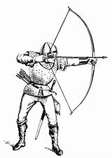 Bow And Arrow Coloring Page sketch template