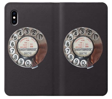 Vintage Rotary Phone Dial on Hard & Leather Flip Case Huawei - Etsy