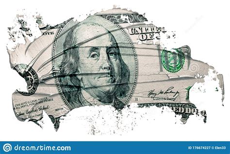 Benjamin Franklin on the Hundred Dollar Bill Stock Image - Image of ...