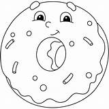 Donut Coloring Pages  Printable Kids Drawing Hub sketch template