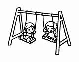 Swing Coloring Pages  Free Printable For Kids sketch template