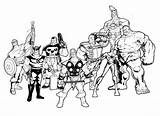 Avengers coloring Page sketch template