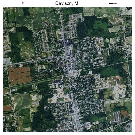 Aerial Photography Map of Davison, MI Michigan