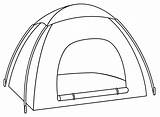 Camping Tent coloring page  ColouringPages sketch template