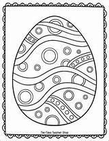 Easter Coloring Pages  Egg By Tiki Taka Teacher Shop sketch template
