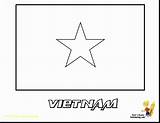 Vietnam Flag Coloring Pages sketch template