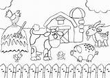 Barnyard Coloring Pages sketch template