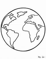 World Globe Coloring Pages sketch template