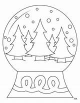 Snow Globe Coloring Pages & Templates  25 Printabulls sketch template