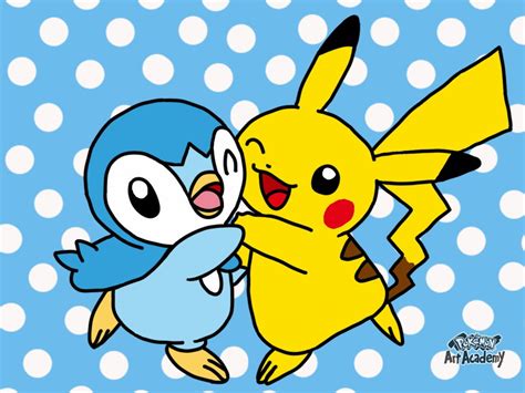 Piplup and Pikachu by Corp91 on DeviantArt