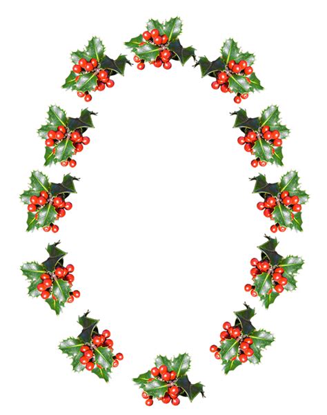 Holly border png, Holly border png Transparent FREE for download on ...