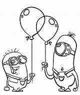 Despicable Me Coloring Pages Minions sketch template