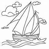 Sail Boat Or Ship coloring Pages Real Speed boat Page For Kids  sketch template