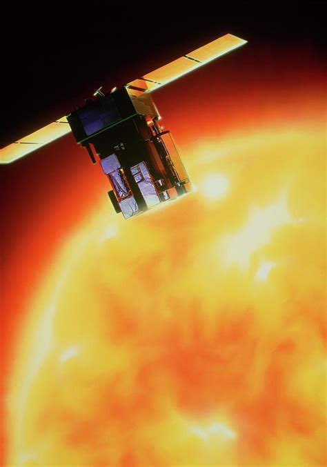 Soho Solar Satellite Photograph by Ton Kinsbergen/science Photo Library - Pixels