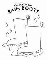 Rain Boots Coloring Pages sketch template