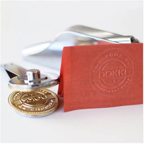 Customize Logo Embossing Seals Embossing Stamp Personalized Embossing ...