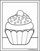 40  Cupcake Coloring Pages Customize PDF Printables sketch template