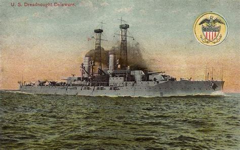 USS Delaware (BB-28). Builder: Newport News Shipbuilding. Laid down: 11 November 1907. Launched ...