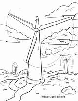 Wind Mill Coloring Pages sketch template