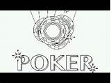Poker Coloring Pages Sketch Page sketch template