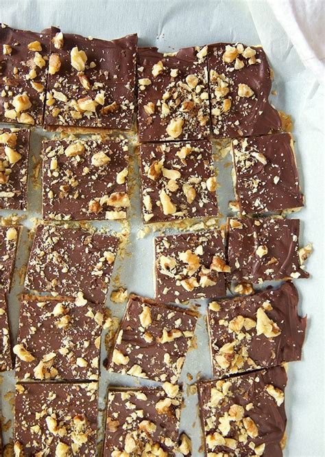 Insanely Easy Saltine Cracker Toffee Recipe - The Suburban Soapbox