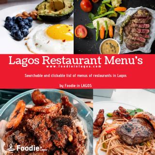 Lagos Restaurant Menus