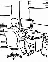 Office Coloring Pages At GetColoringscom  Free Printable Colorings sketch template