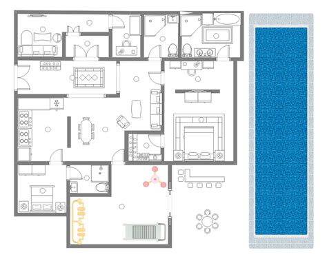 Free Editable House Plan Examples & Templates | EdrawMax