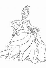 Free Printable Princess Tiana Coloring Pages For Kids sketch template