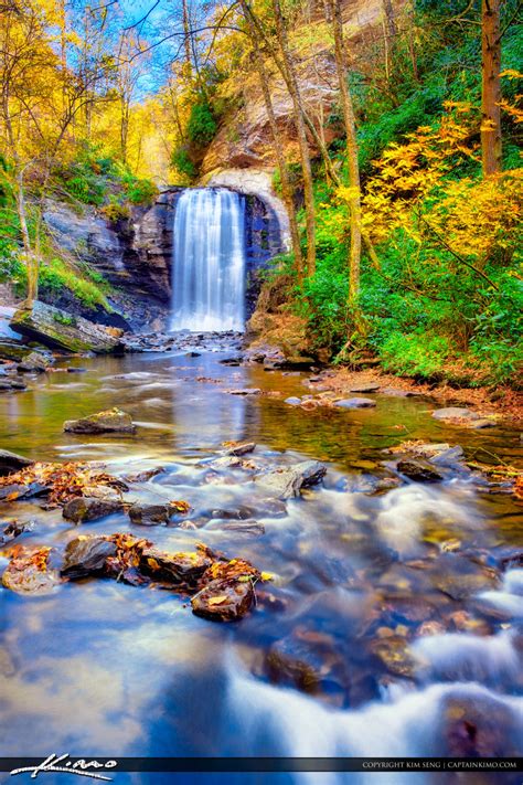 Looking Glass Falls Brevard North Carolina Fall Colors – HDR ...