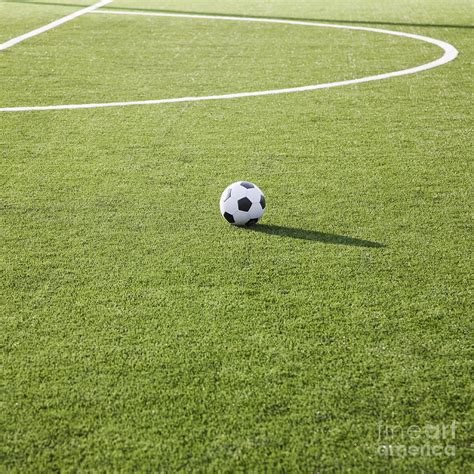 Soccer Ball on Soccer Field Photograph by Jetta Productions, Inc - Fine ...